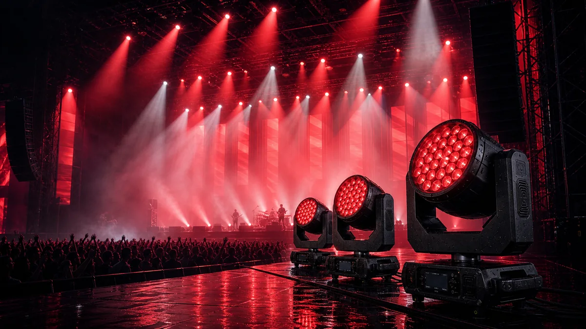 Wash lighting coverage system