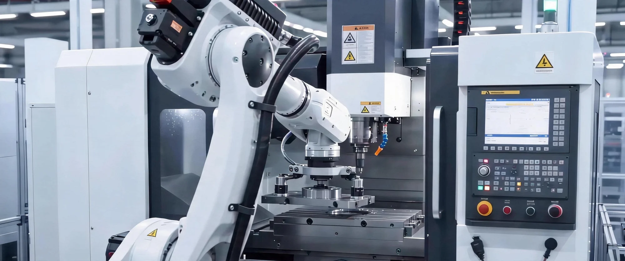 CNC drilling and milling equipment used for fixture housing fabrication